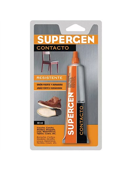 TUBO COLA CONTACTO 40ml 62600-00000-01 SUPERGEN
