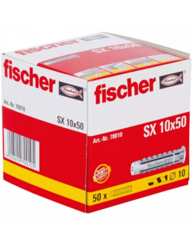 CAJA 50 TACOS FISCHER SX 10x50mm