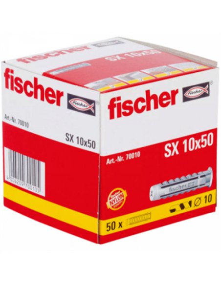 CAJA 50 TACOS FISCHER SX 10x50mm