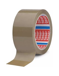 ROLLO PRECINTO MARRON 66mt x50mm TESA 2