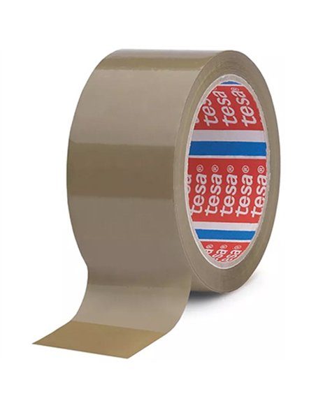 ROLLO PRECINTO MARRON 66mt x50mm TESA