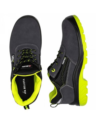 ZAPATO SEGURIDAD SERRAJE NO METAL T.45 COMP+ S1P 72310 BELLOTA