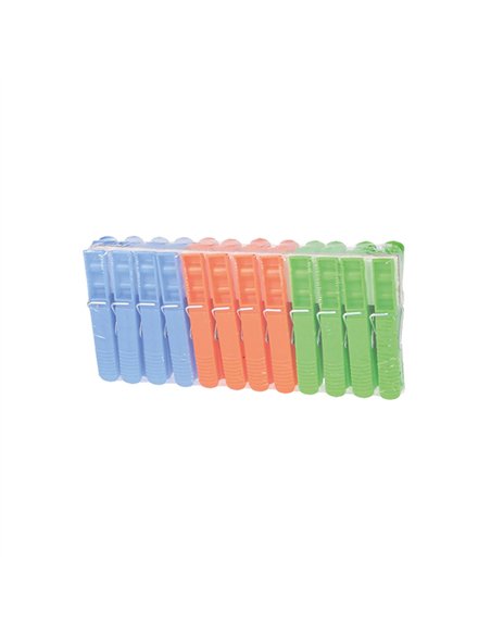 PAQ. 20 PINZAS TENDER ROPA PLASTICO 2702548