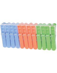 PAQ. 20 PINZAS TENDER ROPA PLASTICO 2702548 2