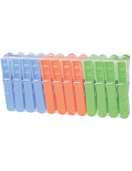 PAQ. 20 PINZAS TENDER ROPA PLASTICO 2702548