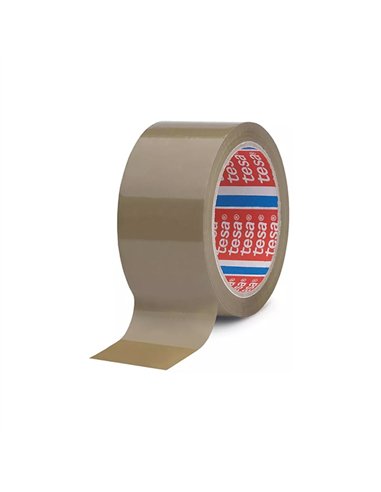 ROLLO PRECINTO MARRON 132mt x50mm TESA