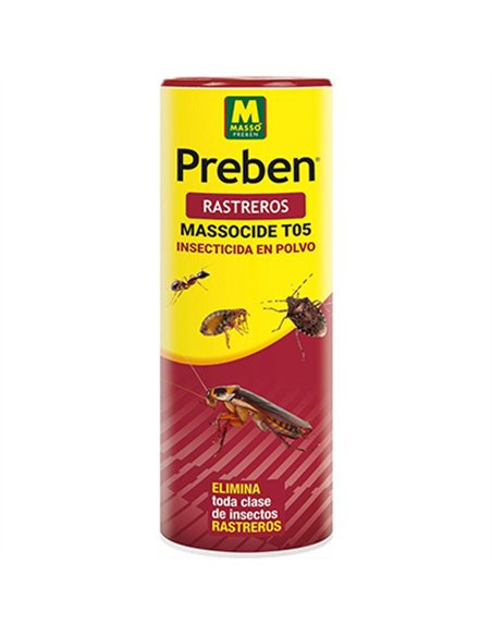 PREBEN INSECTICIDA POLVO CUCARACHAS 250gr 231445 MASSO