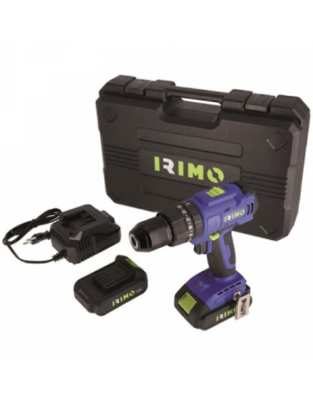 TALADRO PERCUTOR 18v 2 BATERIAS SIN ESCOBILLA IC-ID1 IRIMO
