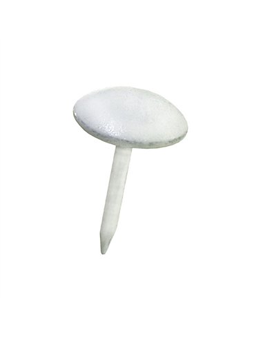 BLISTER 20 TACHUELAS ESMALTADA BLANCA 10mm