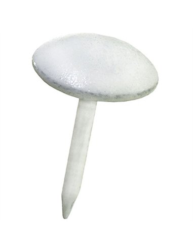 BLISTER 20 TACHUELAS ESMALTADA BLANCA 10mm