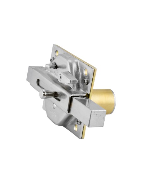 CERROJO SEGURIDAD L12930 NIQUELADO SATINADO INTHER