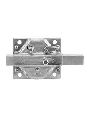 CERROJO SEGURIDAD L12930 NIQUELADO SATINADO INTHER