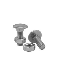 TORNILLO + TUERCA ZINCADO DIN 603/934 - M8 X 40MM 2