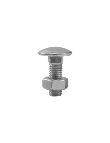 TORNILLO + TUERCA ZINCADO DIN 603/934 - M8 X 40MM