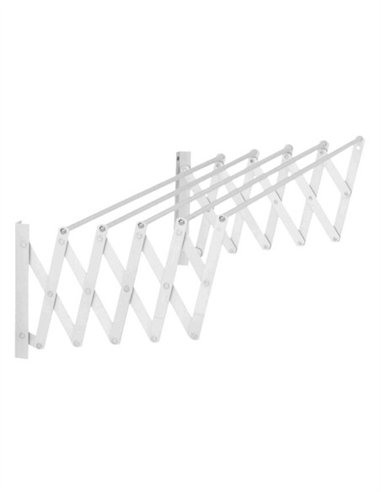 TENDEDERO EXTENSIBLE PLASTIFICADO BLANCO - 180CM