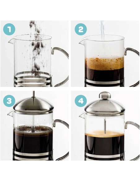 CAFETERA TETERA PRENSA FRANCESA 350ML