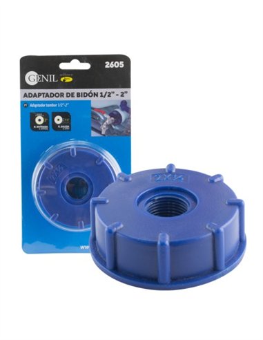 ADAPTADOR BIDÓN - 3/4" - 2"
