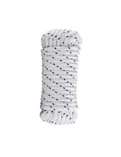 MADEJA DRIZA TRENZADA NYLON BLANCO/AZUL