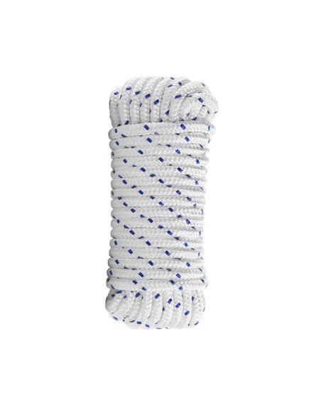 MADEJA DRIZA TRENZADA NYLON BLANCO/AZUL