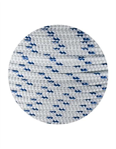 MADEJA DRIZA TRENZADA NYLON BLANCO/AZUL