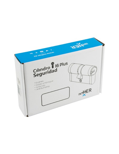 CILINDRO SEGURIDAD EMBRAGE NIQUEL INTHER - 30X30MM