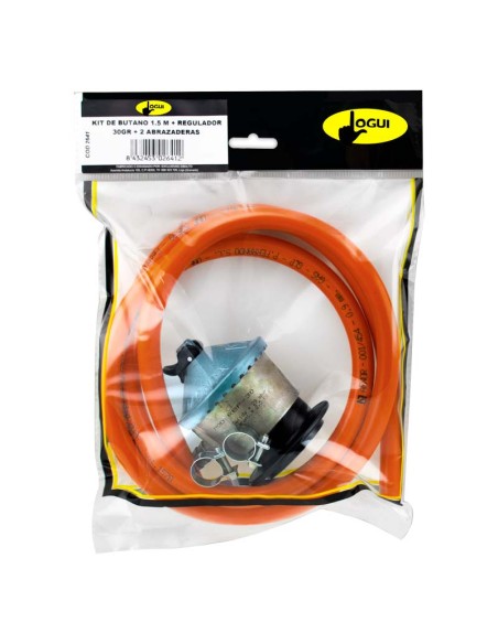 KIT DE BUTANO 1.5M + REGULADOR MONFA 30G
