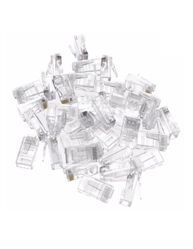 CONECTOR MODULAR RJ45 CAT-6 BOLSA 100UDS