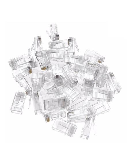 CONECTOR MODULAR RJ45 CAT-6 BOLSA 100UDS