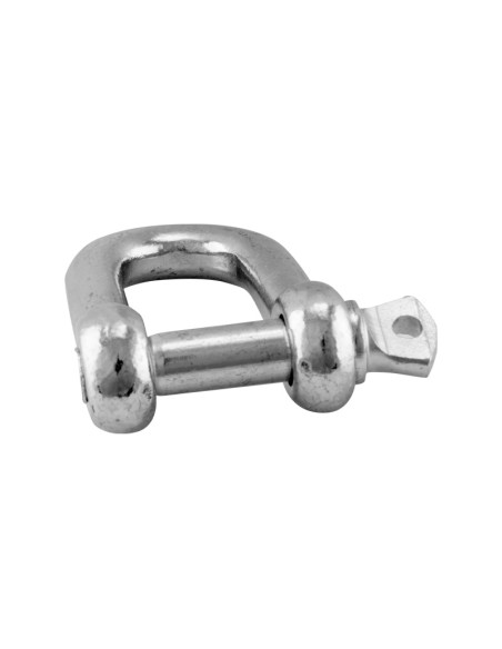 GRILLETE RECTO GALVANIZADO 10 UDS - (D 6MM) (B 13MM) (A 25MM)