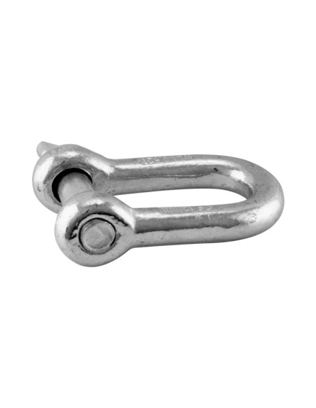 GRILLETE RECTO GALVANIZADO 10 UDS - (D 6MM) (B 13MM) (A 25MM)