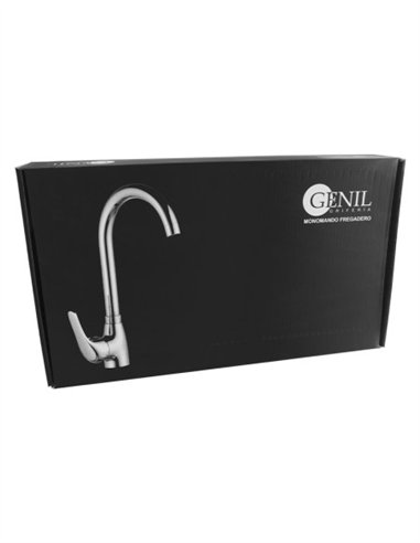 MONOMANDO FREGADERO CAÑO CISNE VERTICAL CLASSIC