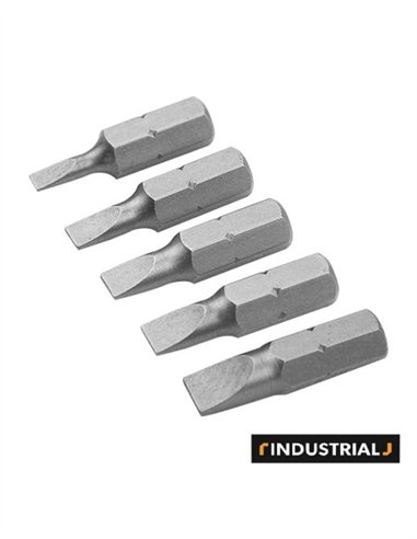 JGO. 5PCS PUNTAS  PLANAS 25MM TOLSEN