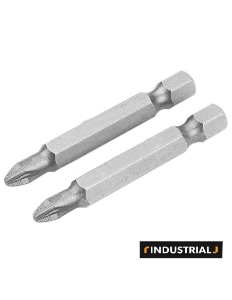 JUEGO 2 PIEZAS PUNTAS DESTORNILLADORAS PHILLIPS TOLSEN - PH2X50MM