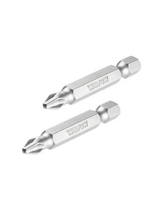 JUEGO 2 PIEZAS PUNTAS DESTORNILLADORAS PHILLIPS TOLSEN - PH3X50MM 2