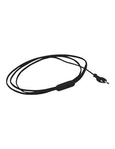CABLE PLANO +INT.+CLAVIJA BLANCO 2M - BLANCO 2