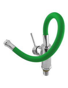 MONOMANDO FREGADERO FLEXI-TUBO GENIL - VERDE