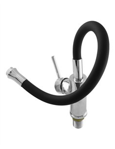 MONOMANDO FREGADERO FLEXI-TUBO GENIL - NEGRO
