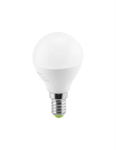 BOMBILLA ESFERICA MATE E14 - 450 LUM - 5W - 6000K