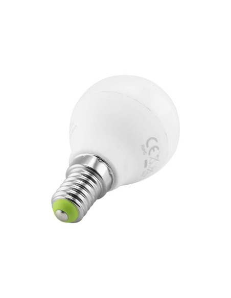 BOMBILLA ESFERICA MATE E14 - 450 LUM - 5W - 6000K