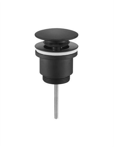VALVULA CLIC-CLAC TAPON GRANDE 1"1/4 UNIVERSAL NEGRO