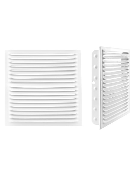 REJILLA DE EMPOTRAR ALUMINIO - 17X17CM GALVANIZADO