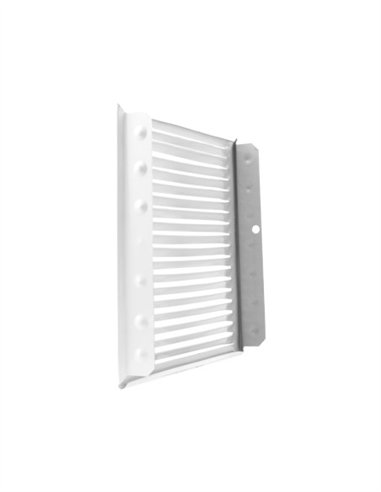 REJILLA DE EMPOTRAR ALUMINIO - 17X17CM GALVANIZADO