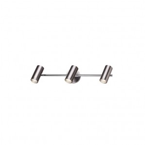 Striscia soffitto 3 lampadine GU10 nickel satinato GSC 0705205