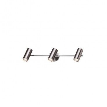 Steckdosenleiste decke 3 spotlights GU10-nickel satin GSC 0705205