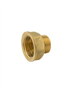 ALARGADERA LATÓN HEXAGONAL REDUCIDA M-H - M1/2" - H3/8"