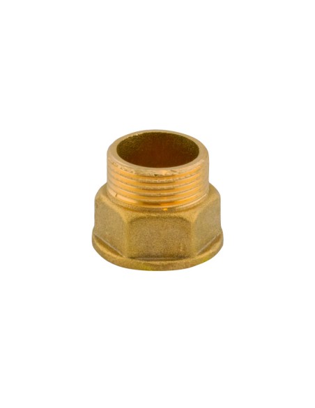 ALARGADERA LATÓN HEXAGONAL REDUCIDA M-H - M1/2" - H3/8"