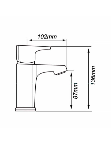 MONOMANDO LAVABO FRONTIL PREMIUM
