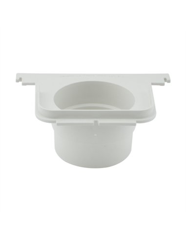 TAPA SALIDA CANALETA - 130MM NEGRO
