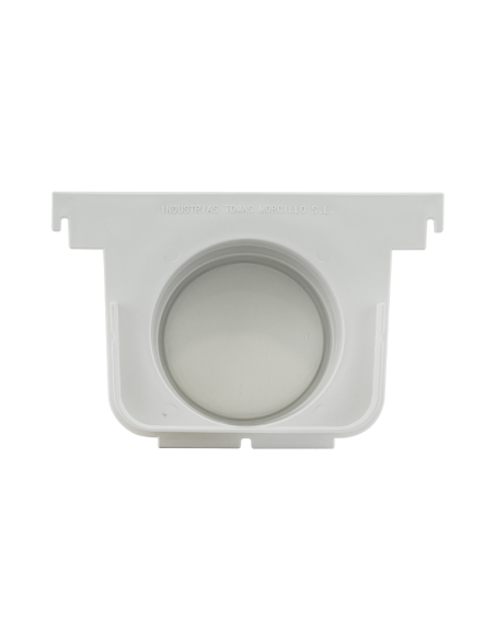 TAPA SALIDA CANALETA - 130MM NEGRO