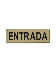 PLACA 6X18 "ENTRADA"